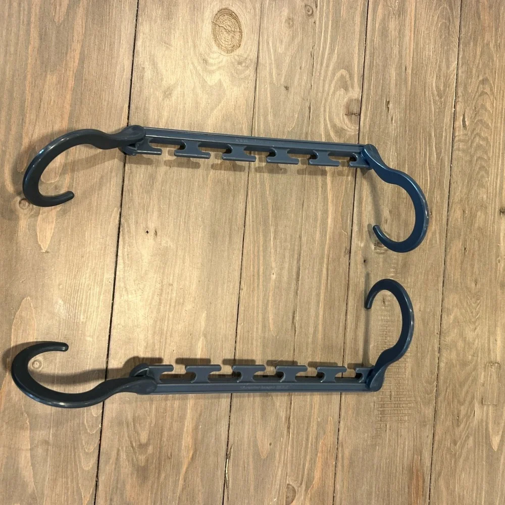 Closet hanger hooks, set of 2